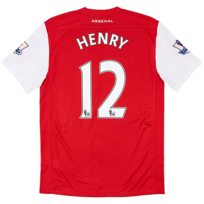 2011-12 Arsenal Home Shirt Henry #12 - 8/10 - (M)
