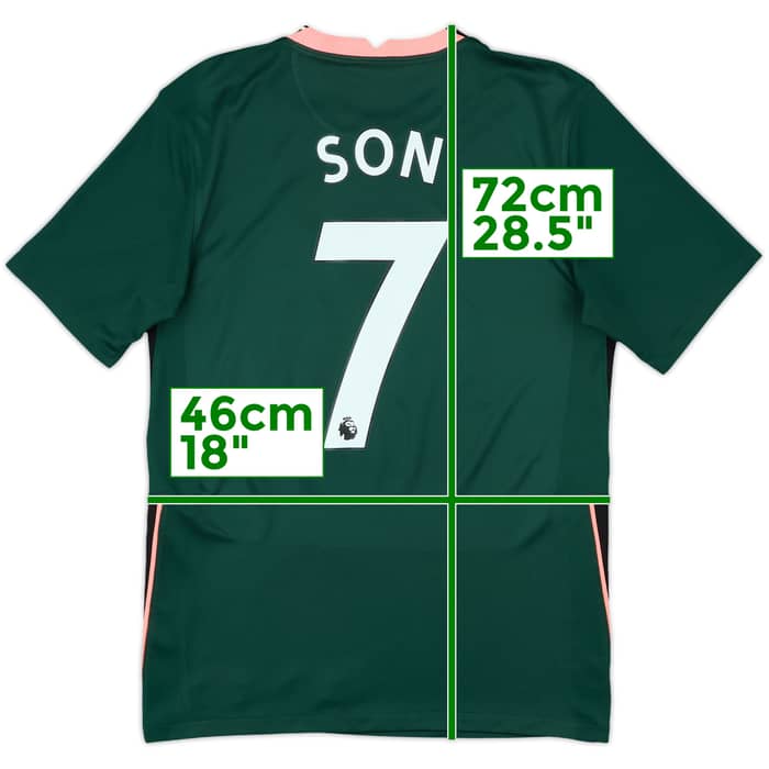 2020-21 Tottenham Away Shirt Son #7 - 8/10 - (S)