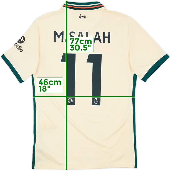 2021-22 Liverpool Away Shirt M.Salah #11 - 7/10 - (S)