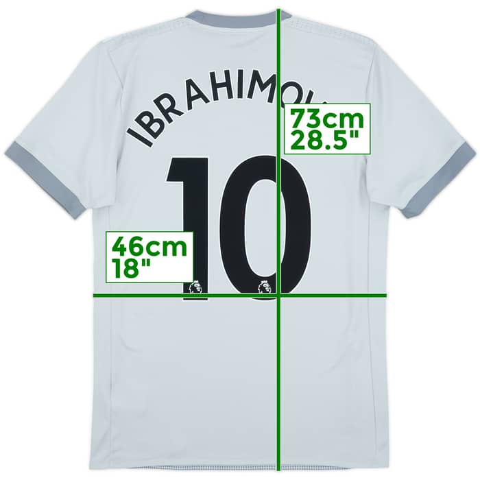 2017-18 Manchester United Third Shirt Ibrahimovic #10 - 9/10 - (S)