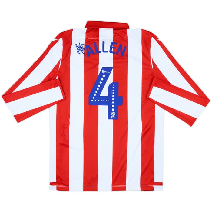 2019-20 Stoke City Home L/S Shirt Allen #4 - 8/10 - (M)