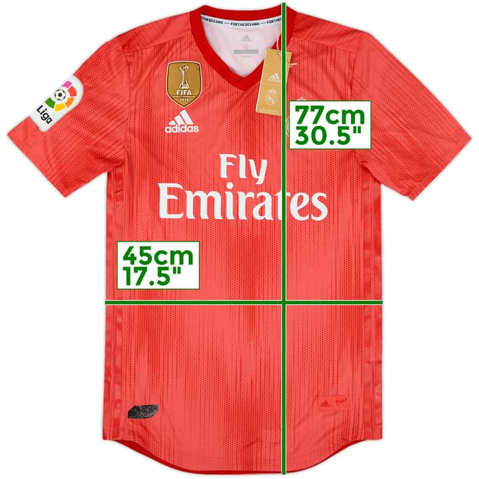 2018-19 Real Madrid Authentic Third Shirt (S)