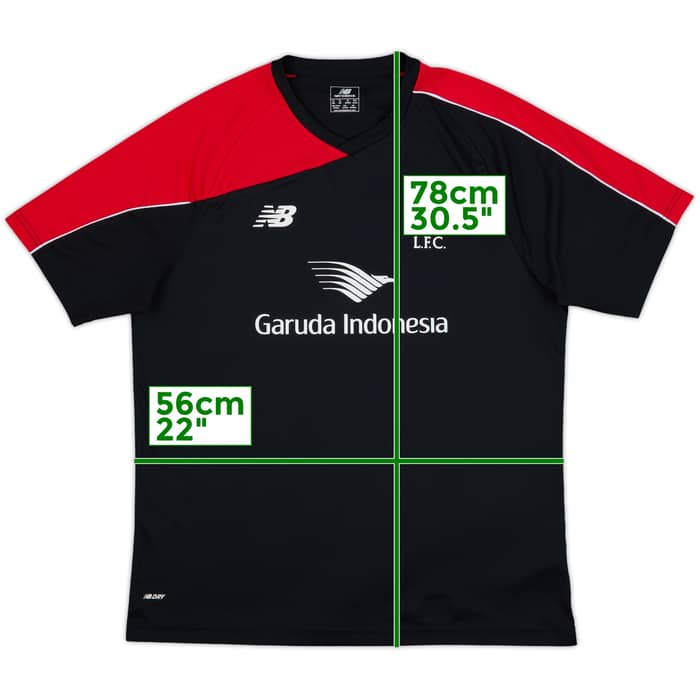 2015-16 Liverpool New Balance Training Shirt - 7/10 - (XL)