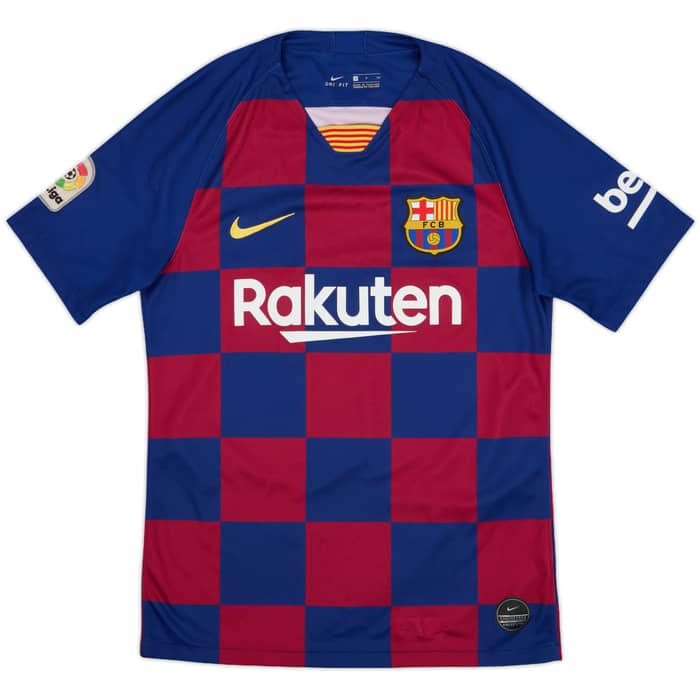 2019-20 Barcelona Home Shirt Messi #10 - 9/10 - (S)