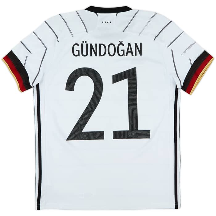 2020-21 Germany Home Shirt Gundogan #21 - 8/10 - (M)