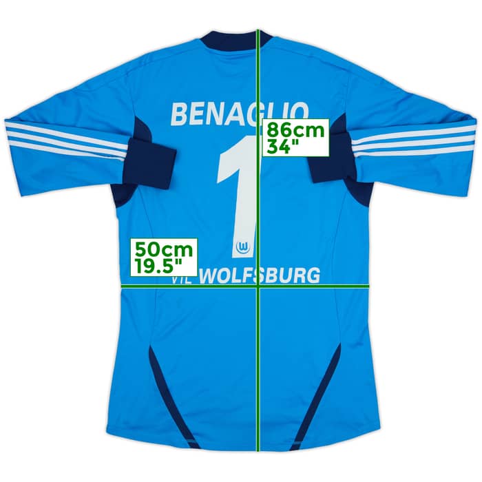 2010-11 Wolfsburg GK Shirt Benaglio #1 - 5/10 - (M)
