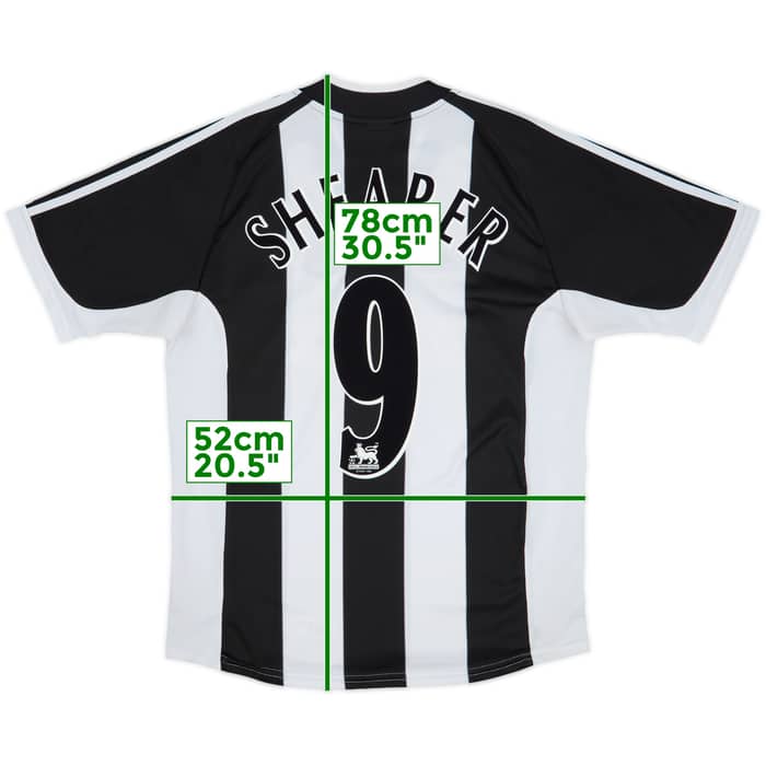 2001-03 Newcastle Home Shirt Shearer #9 - 8/10 - (M)
