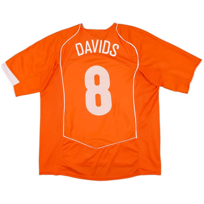 2004-06 Netherlands Home Shirt Davids #8 - 9/10 - (XXL)