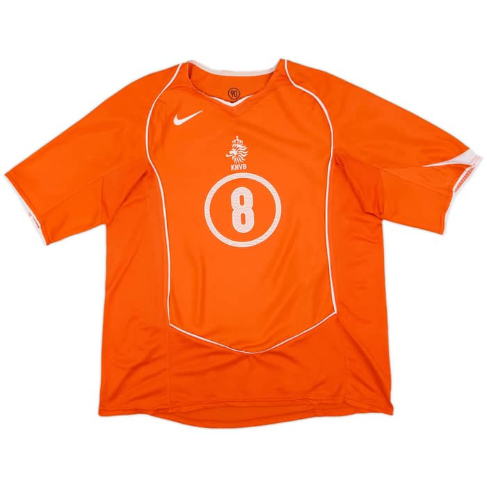2004-06 Netherlands Home Shirt Davids #8 - 9/10 - (XXL)