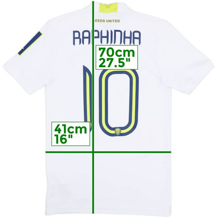 2021-22 Leeds United Home Shirt Raphinha #10 - 7/10 - (XS)