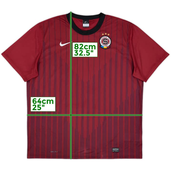 2011-12 Sparta Prague Home Shirt - 7/10 - (XXL)