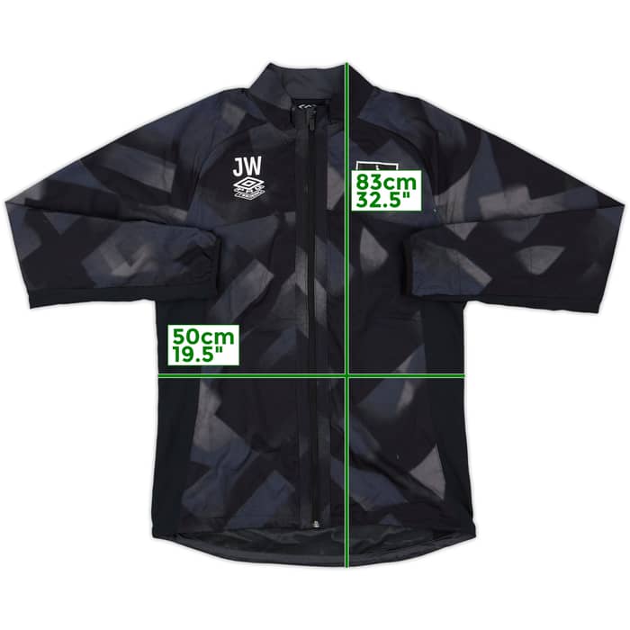 2023-24 Burnley Umbro Staff Issue Track Jacket JW - 8/10 - (M)