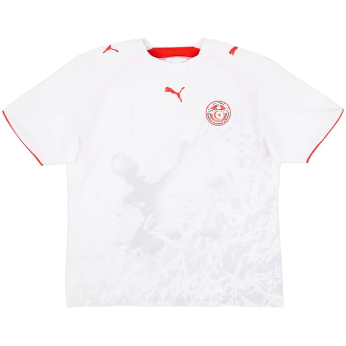 2006-07 Tunisia Home Shirt - 9/10 - (XL)