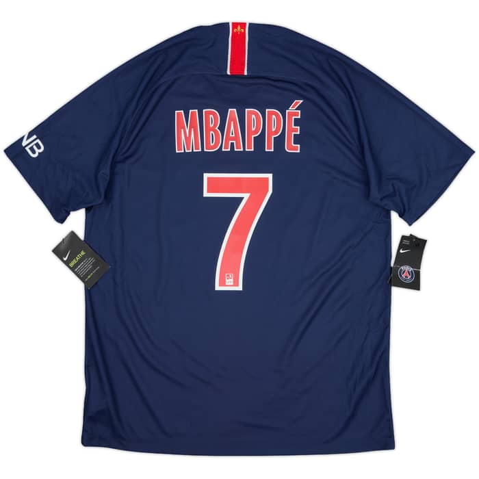 2018-19 Paris Saint-Germain Home Shirt Mbappe #7 (L)