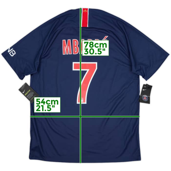 2018-19 Paris Saint-Germain Home Shirt Mbappe #7 (L)