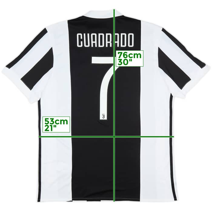 2017-18 Juventus Home Shirt Cuadrado #7 (L)