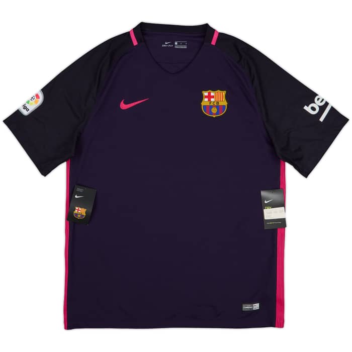 2016-17 Barcelona Away Shirt Messi #10 (L)