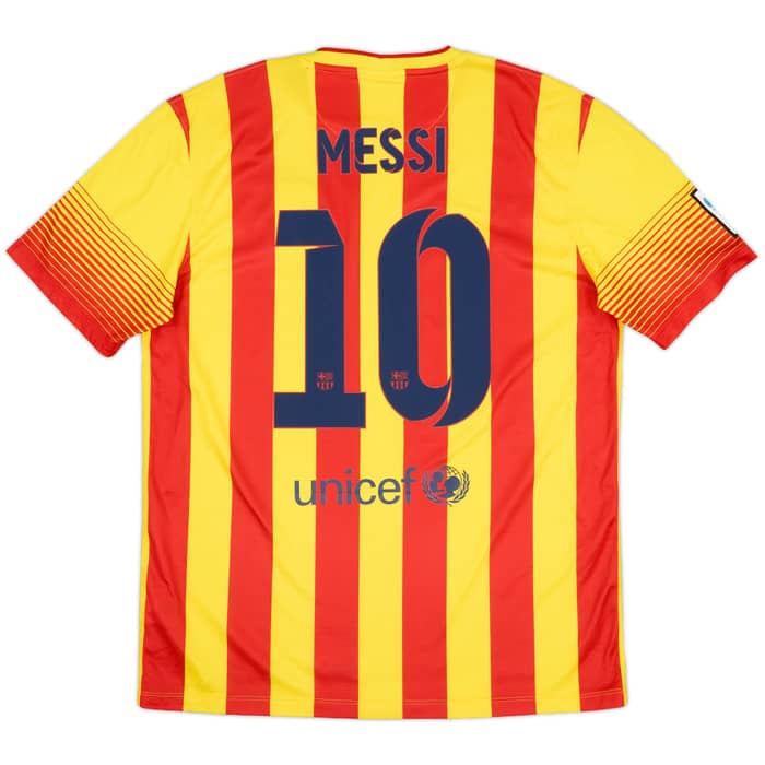 2013-15 Barcelona Away Shirt Messi #10 (L)