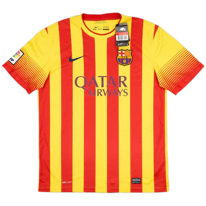 2013-15 Barcelona Away Shirt Messi #10 (L)