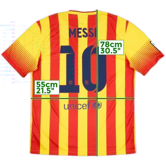 2013-15 Barcelona Away Shirt Messi #10 (L)