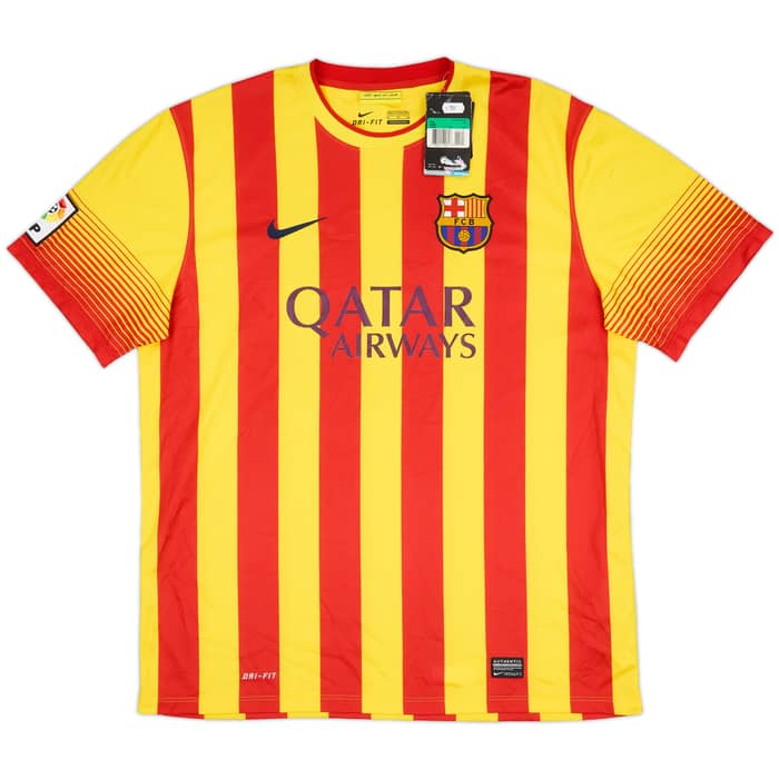 2013-15 Barcelona Away Shirt Messi #10 (XL)