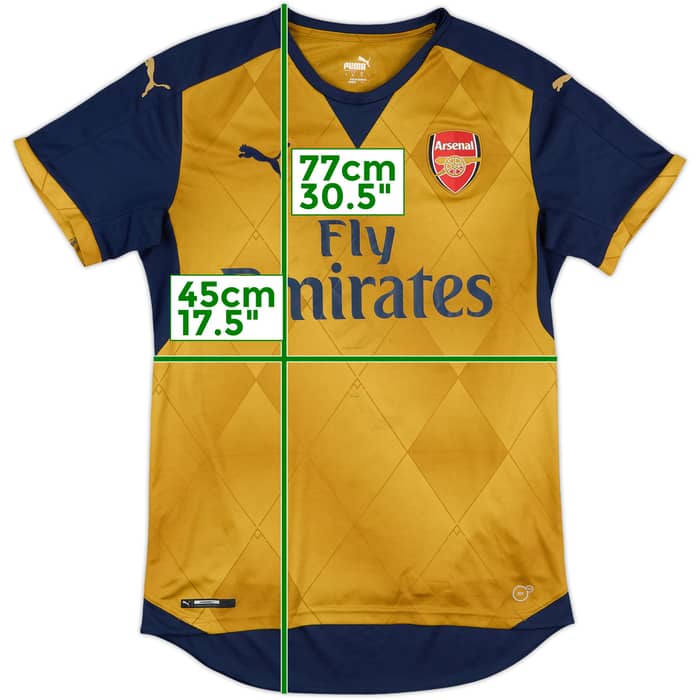 2015-16 Arsenal Away Shirt - 5/10 - (S)