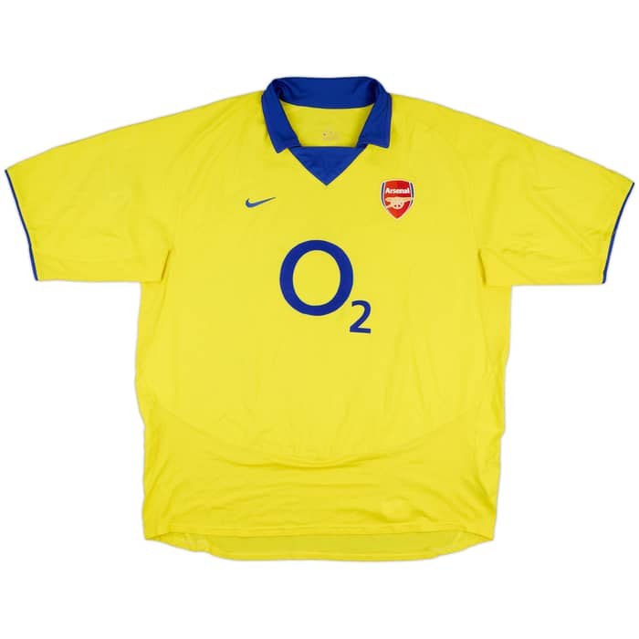 2003-05 Arsenal Away Shirt Vieira #4 - 7/10 - (XXL)