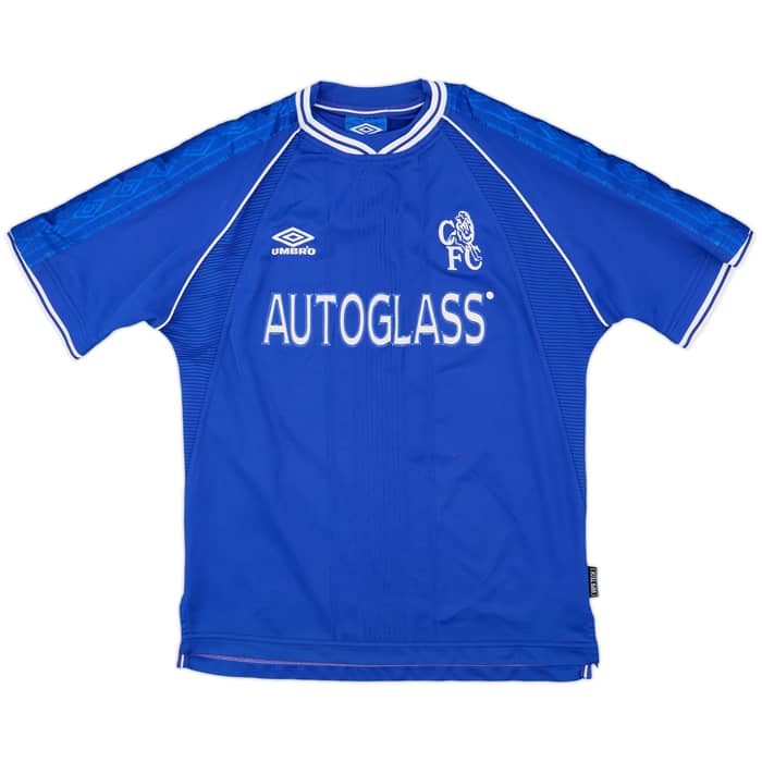 1999-01 Chelsea Home Shirt Zola #25 - 9/10 - (M)