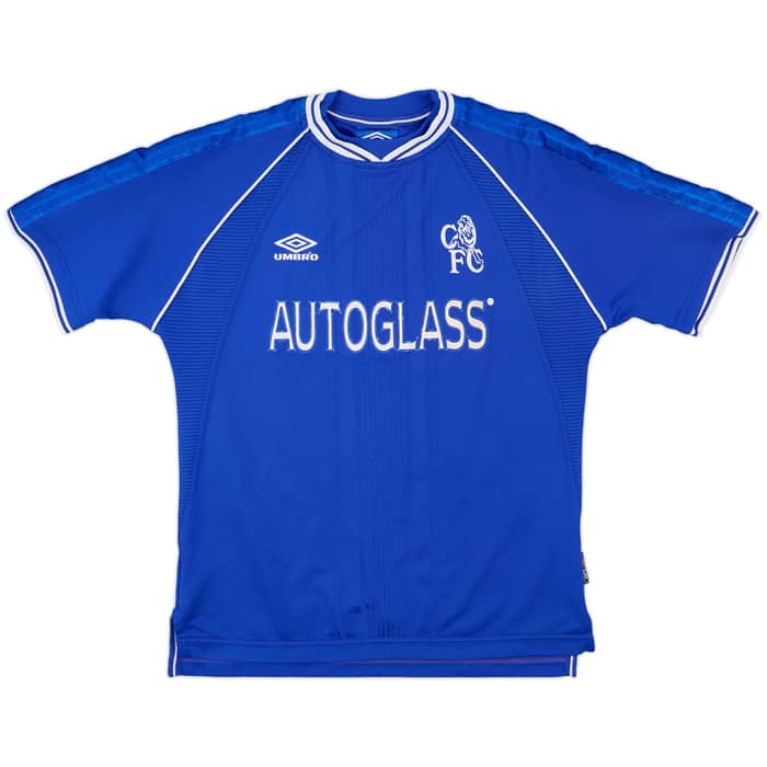 1999-01 Chelsea Home Shirt Zola #25 - 8/10 - (M)