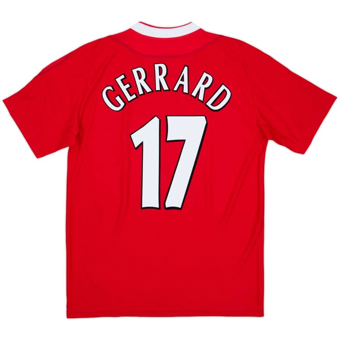 2002-04 Liverpool Home Shirt Gerrard #17 (M)