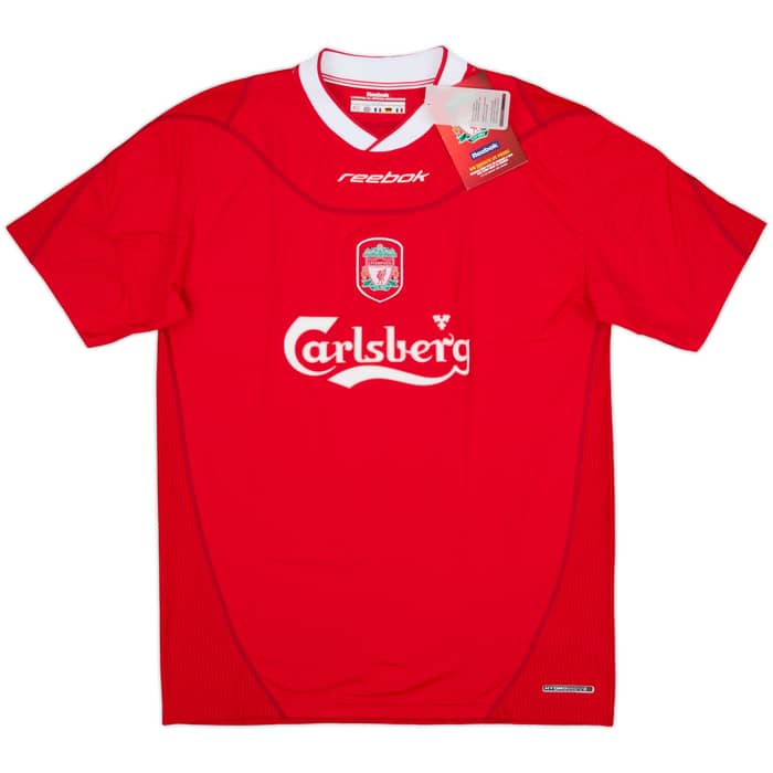 2002-04 Liverpool Home Shirt Gerrard #17 (M)