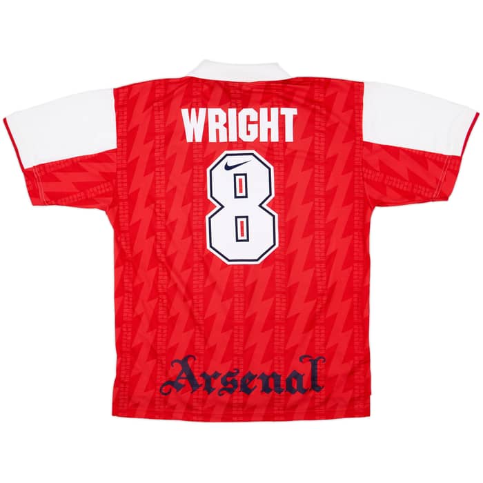 1994-96 Arsenal Home Shirt Wright #8 - 9/10 - (XL)