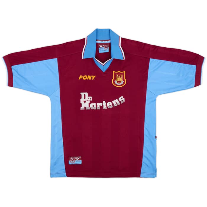1998-99 West Ham Home Shirt Di Canio #10 - 8/10 - (S)