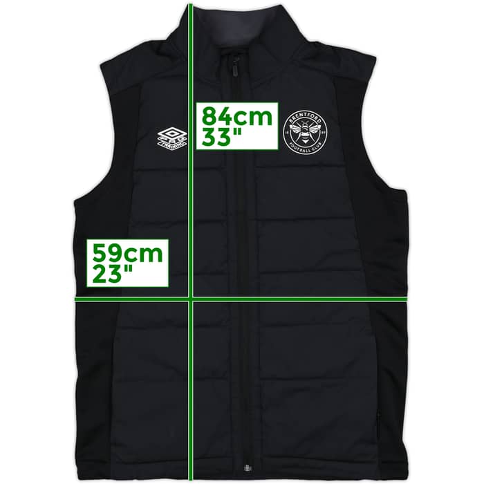 2022-23 Brentford Umbro Padded Gilet - 10/10 - (L)