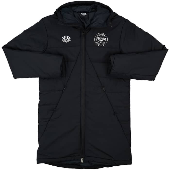 2020-21 Brentford Umbro Hooded Bench Coat - 10/10 - (M)
