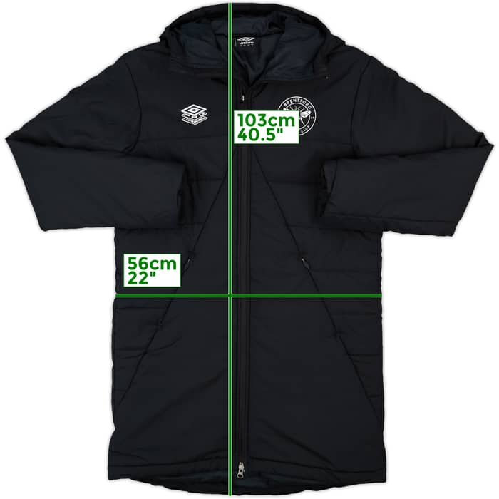 2020-21 Brentford Umbro Hooded Bench Coat - 10/10 - (M)
