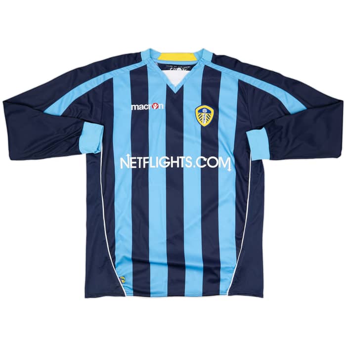 2008-09 Leeds United Away L/S Shirt - 8/10 - (L)