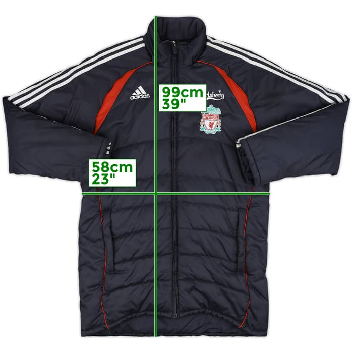 2006-07 Liverpool adidas Padded Bench Coat - 8/10 - (S)