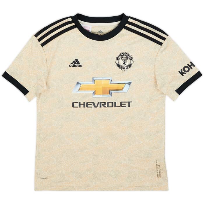 2019-20 Manchester United Away Shirt B.Fernandes #18 - 7/10 - (M.Boys)
