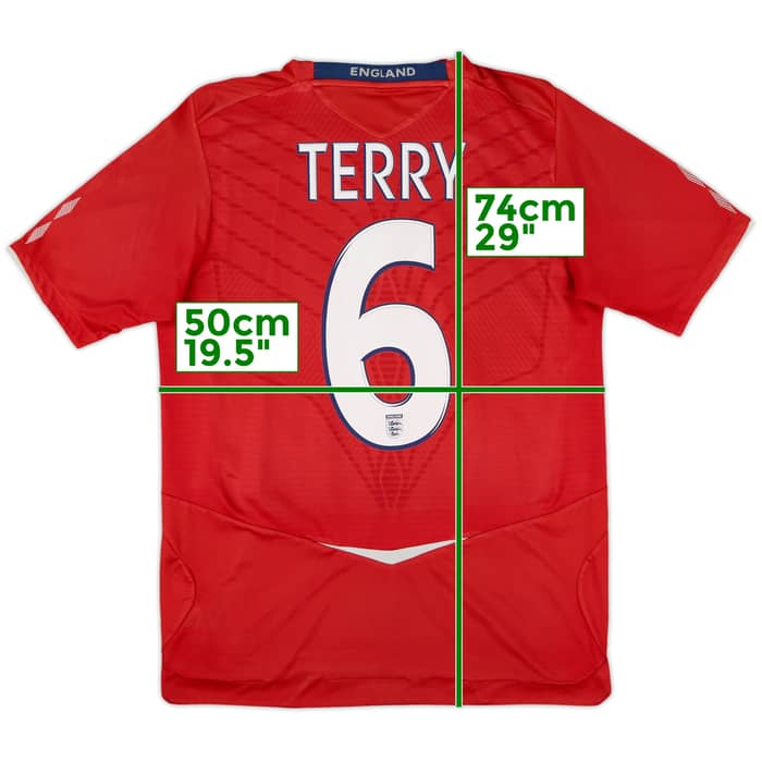 2008-10 England Away Shirt Terry #6 - 6/10 - (M)