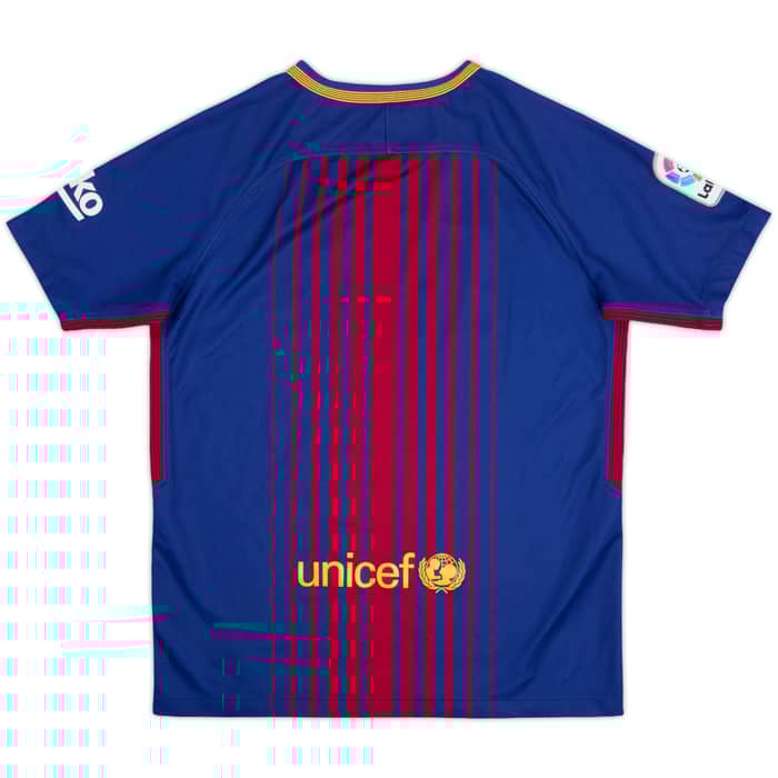 2018-19 Barcelona Home Shirt - 8/10 - (L.Boys)