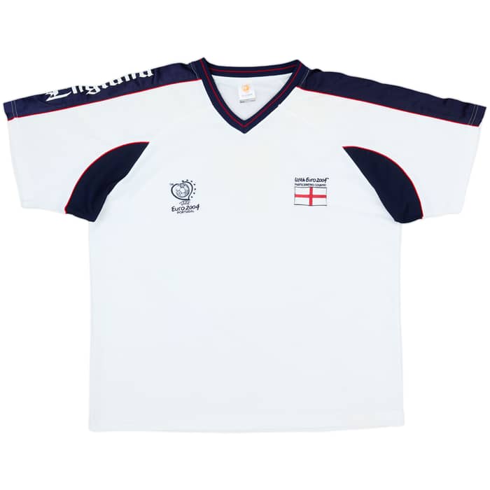 2004 England 'Euro 2004' Training/Leisure Shirt - 7/10 - (XXL)