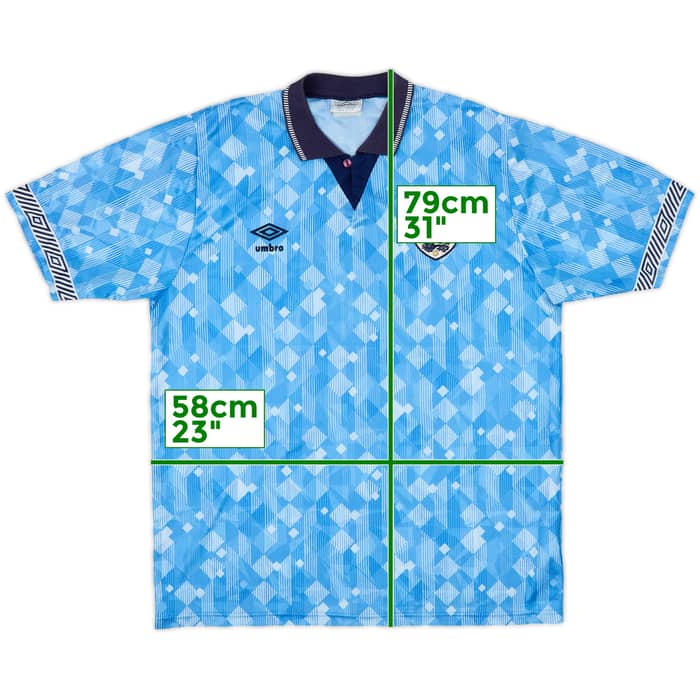 1990-92 England Third Shirt - 8/10 - (L)