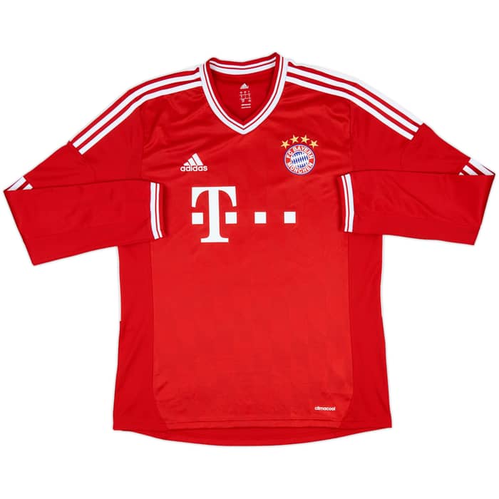 2013-14 Bayern Munich Home L/S Shirt Robben #10 - 8/10 - (L)