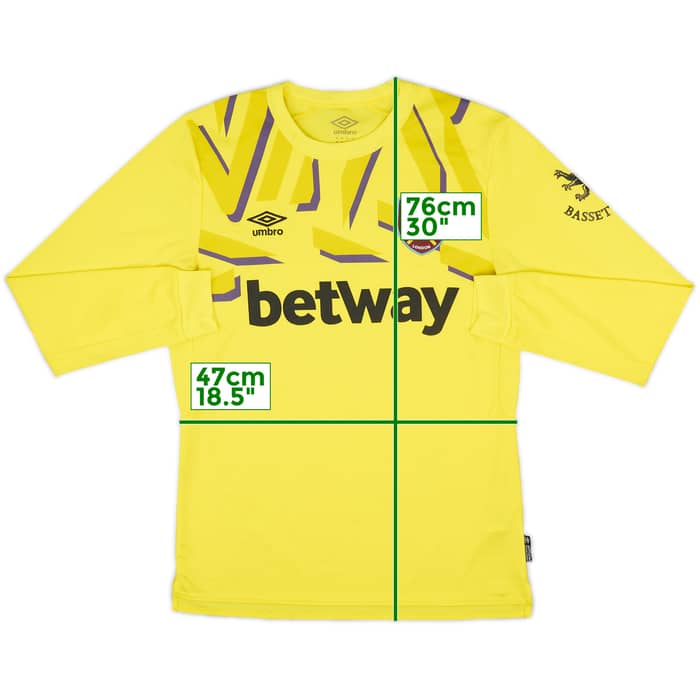 2019-20 West Ham GK Shirt - 8/10 - (M)