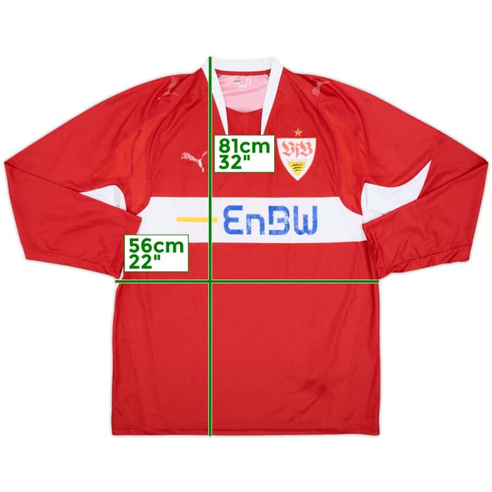 2007-08 Stuttgart Away L/S Shirt - 5/10 - (XL)