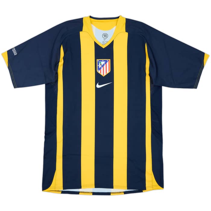 2005-06 Atletico Madrid Player Issue Away Shirt - 8/10 - (L)