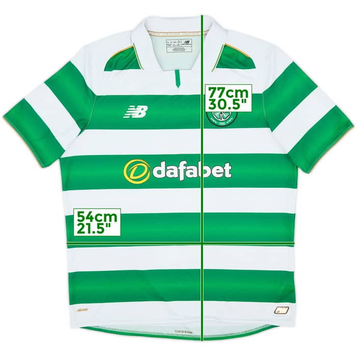 2016-17 Celtic Home Shirt - 7/10 - (L)