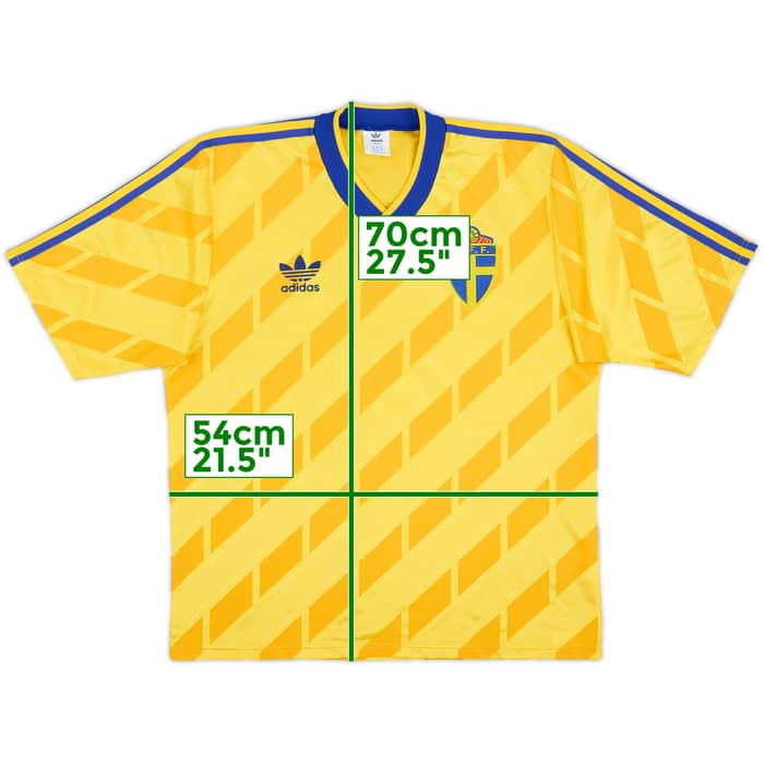 1988-91 Sweden Home Shirt - 8/10 - (L)