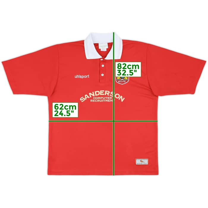 1998-99 Bristol City Home Shirt - 8/10 - (XL)